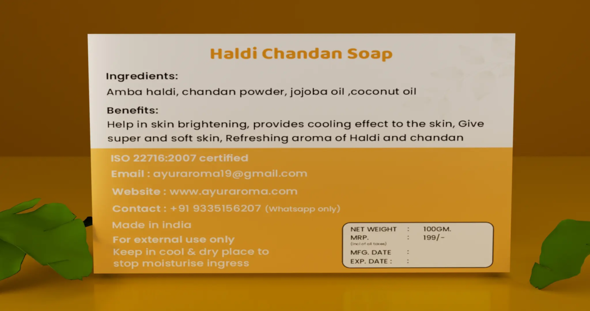 HALDI CHANDAN SOAP - Image 4