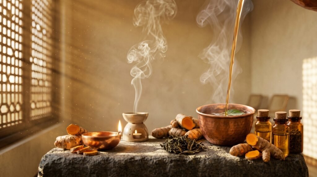incense smoke rising in spa 202608101013